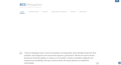 Desktop Screenshot of bccabogados.com.ar