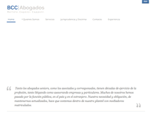 Tablet Screenshot of bccabogados.com.ar